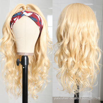 613 blonde hair wigs 4*4 closure 180% density wigs virgin hair bundles Brazilian hair